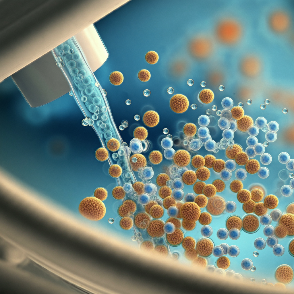 Microscopic image of common water contaminants filtered out by reverse osmosis systems