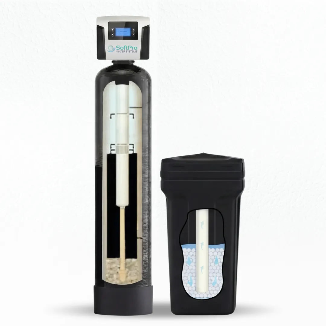 SoftPro Elite Water Softener with KDF Filter Combo for Well Water