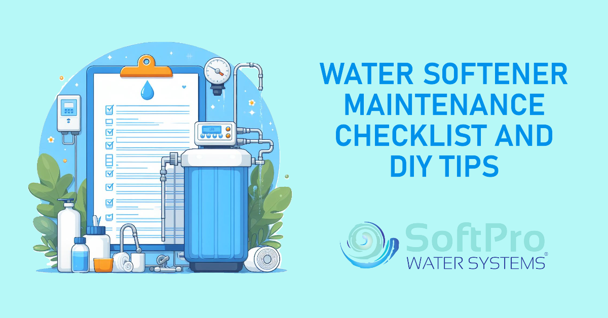 An Image of Water Softener Maintenance Checklist and DIY Tips