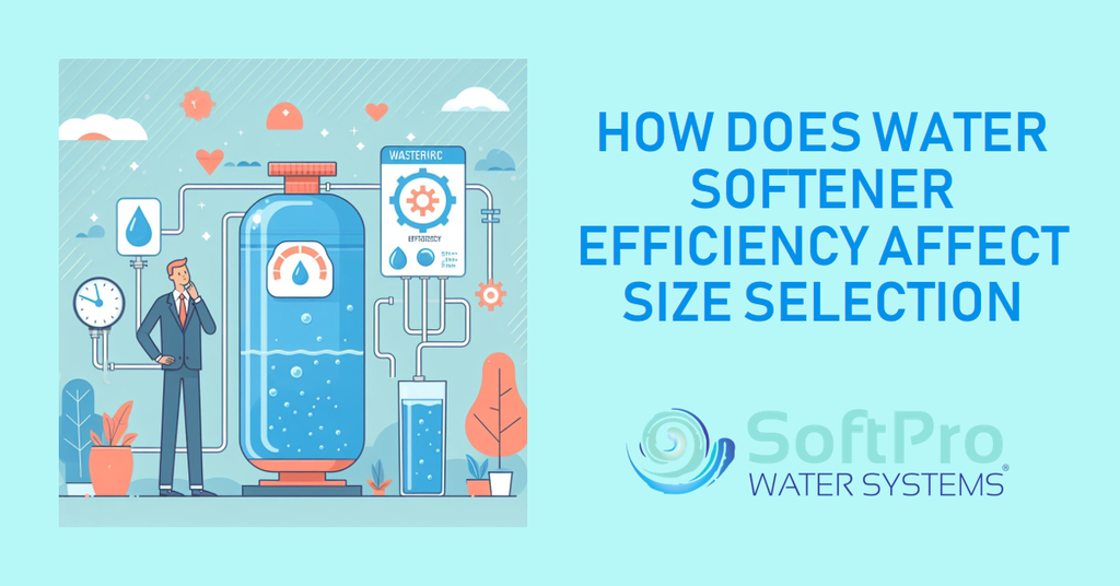 How Does Water Softener Efficiency Affect Size Selection?