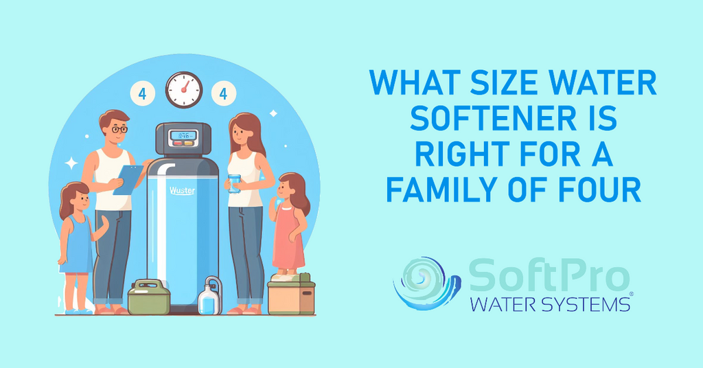 What Size Water Softener is Right for a Family of Four?
