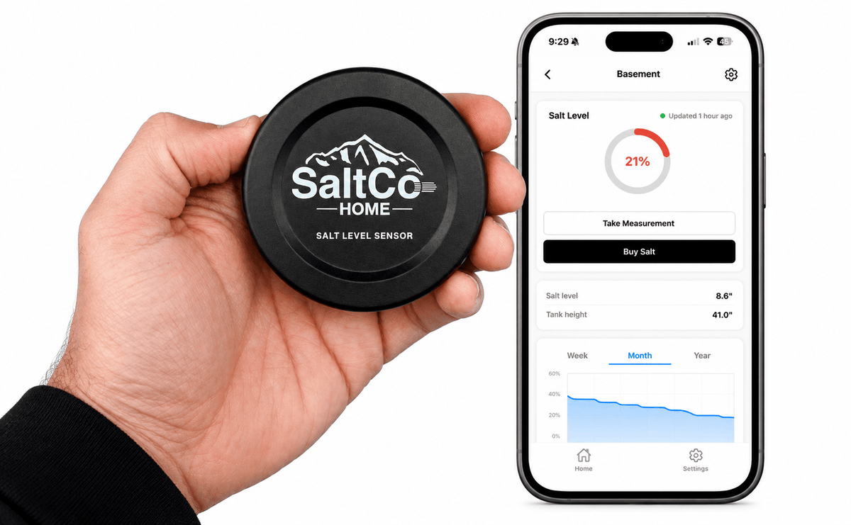 SaltCo Smart Salt Level Sensor for Your Water Softener