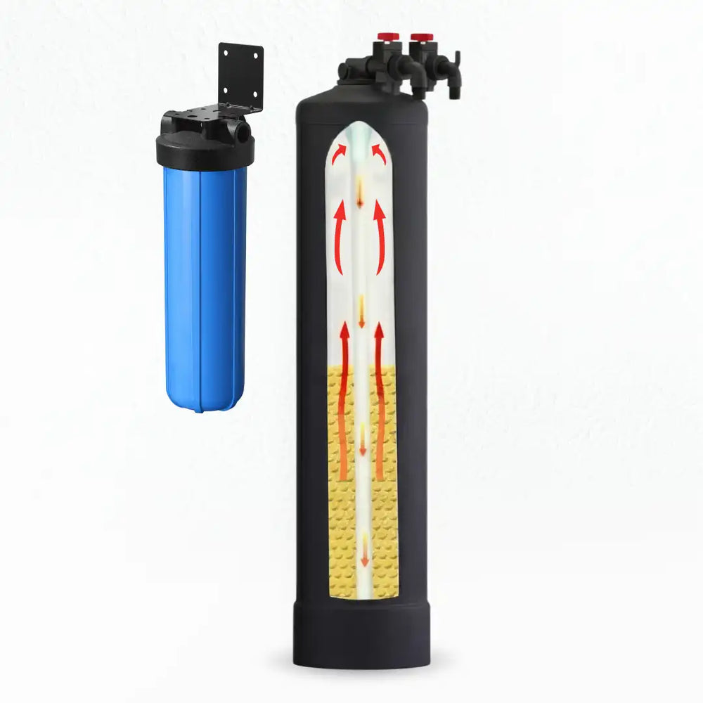 SoftPro™ Fluoride & Chlorine+ SUPER Filter (Whole House Catalytic + Bone Char Carbon Filter)