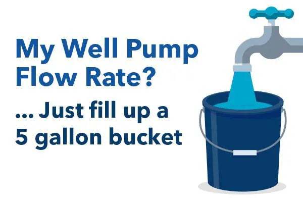 Measure Your WELL PUMP FLOW RATE