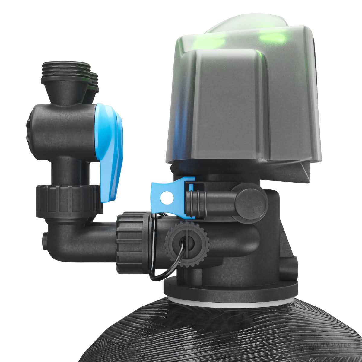 SoftPro DROP Smart Home+ Water Softener System Valve Side